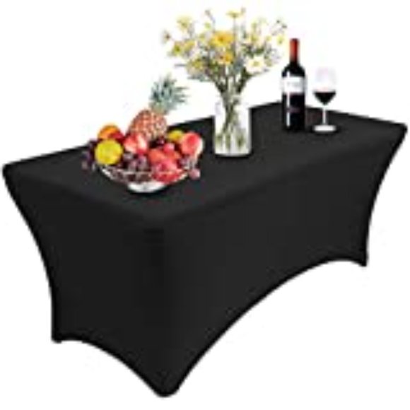 Black Cloth Tableware for parties, banquets, vendor events! - Picture 5 of 7